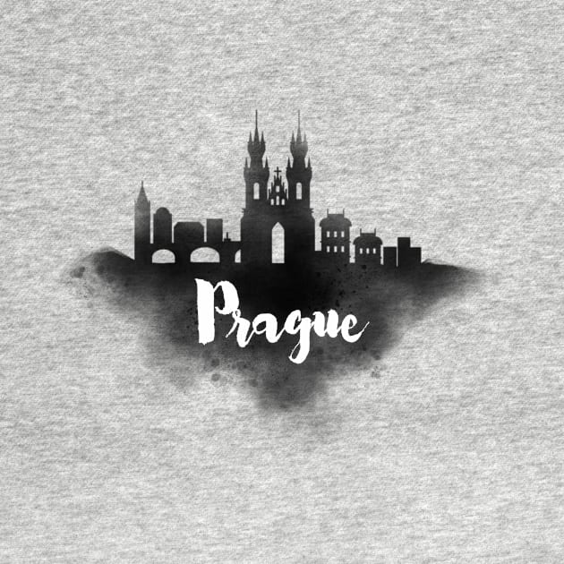 Prague watercolor by kursatunsal